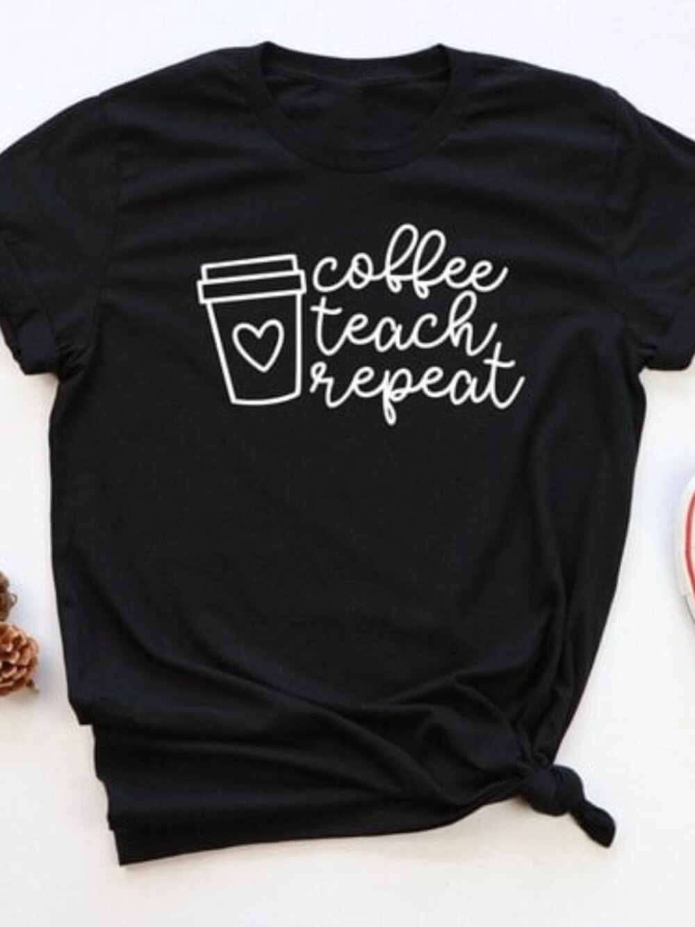 Funny Teacher Shirt, Teacher Gift, Coffee Lover Tee